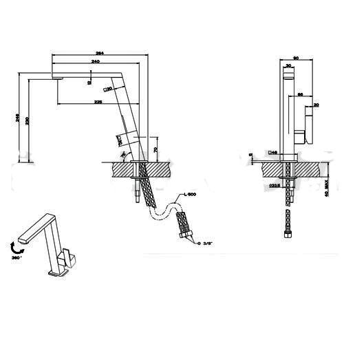 Gessi Incline Kitchen Tap Gessi Incline Kitchen Tap