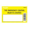 Regin REGP39 Gas Valve Location Sticker Pack Of 8