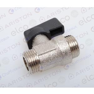 573543 Ariston Microgenus 28 HE MFFI Tap Valve Isolation M - M 3/8"