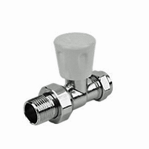 Radiator Valve 15mm x 1/2" Straight 