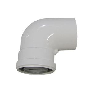 Ariston 3318075 HE 60/100mm 90° Coaxial Flue Elbow F90E